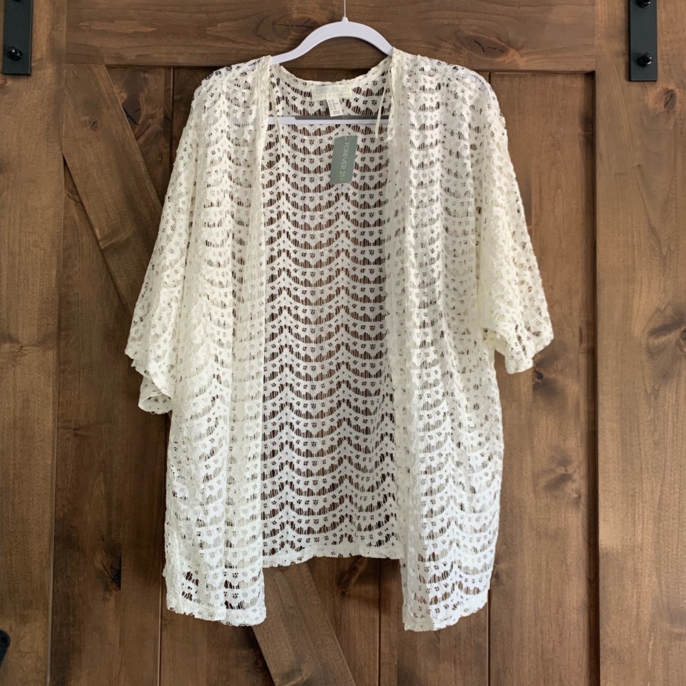 White Cardigan